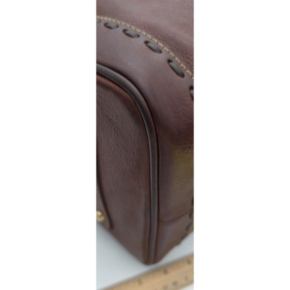 Dooney‎ And Bourke Large Forentine Bucket Purse Chestnut Pre Loved #0273 - Picture 10 of 16